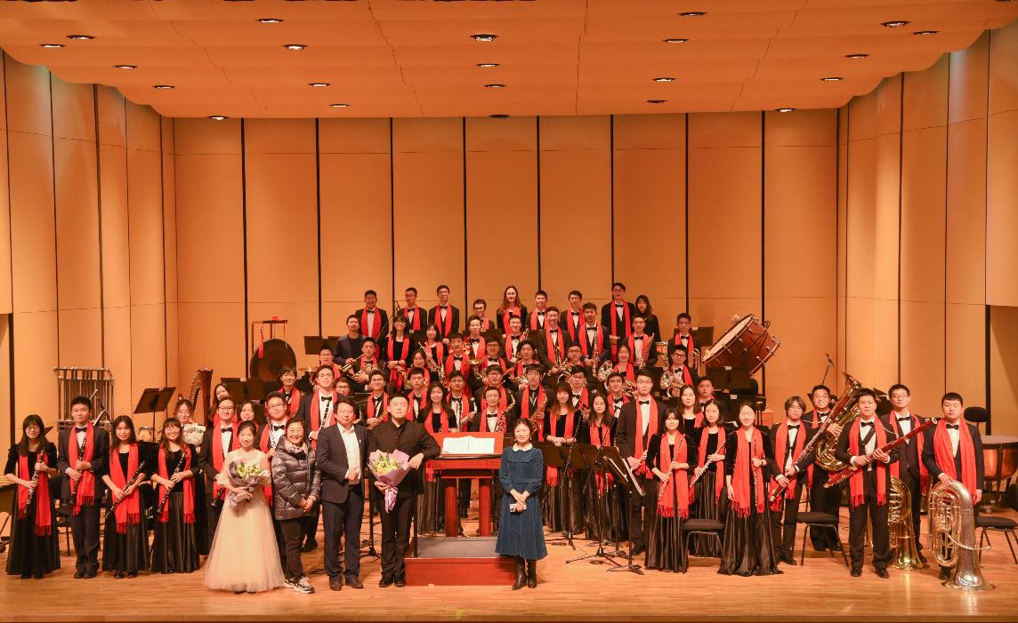 北航学生管乐团新年专场音乐会在北航晨兴音乐厅举办