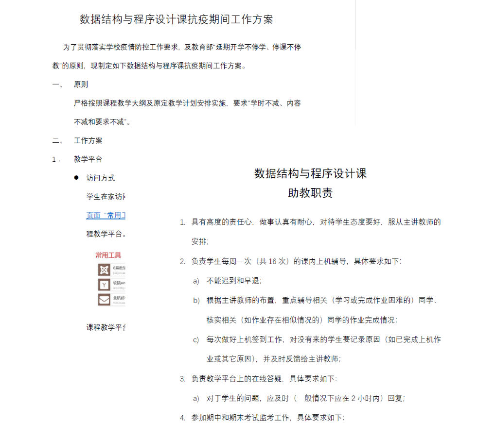 图2 线上工作规范